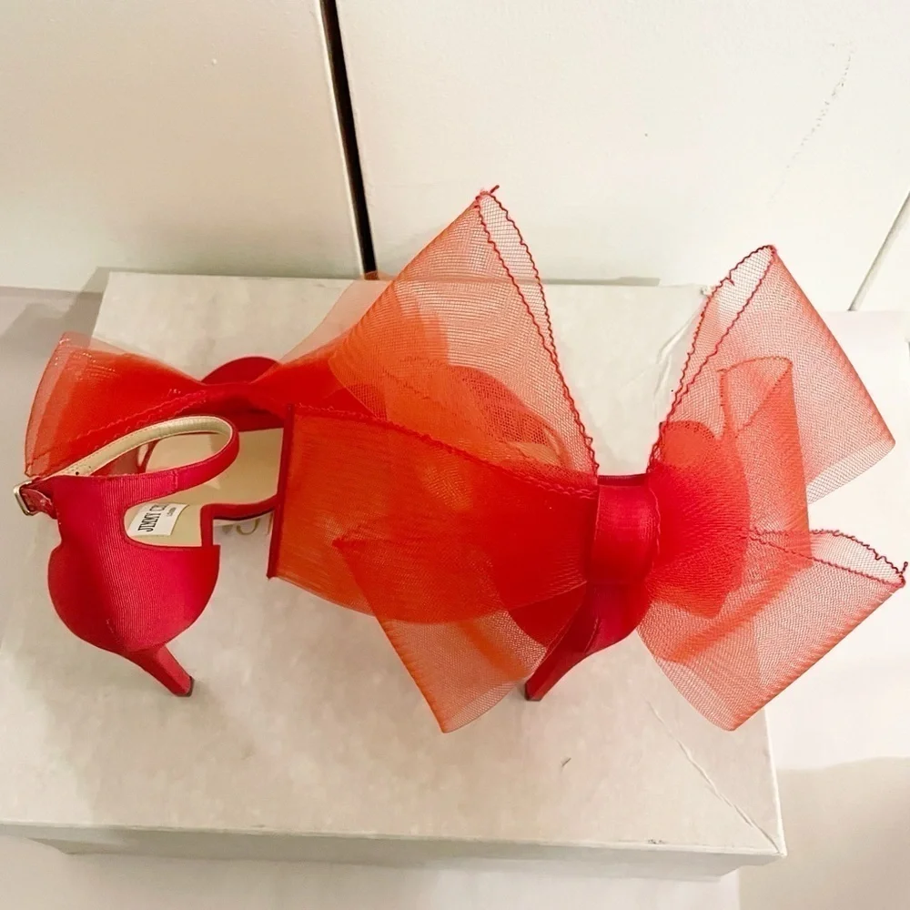 Jimmy Choo Aveline Bow Heels